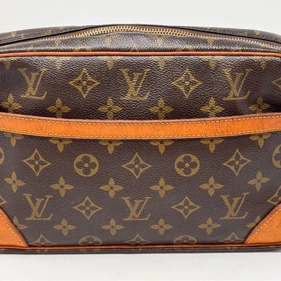💯Authentic LOUIS VUITTON MONOGRAM VINTAGE COMPIEGNE 28 CLUTCH - Picture 2 of 10